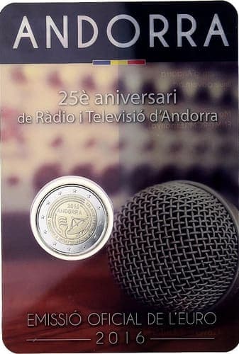 25th anniversary of the Radio and Television of Andorra BU • Blister