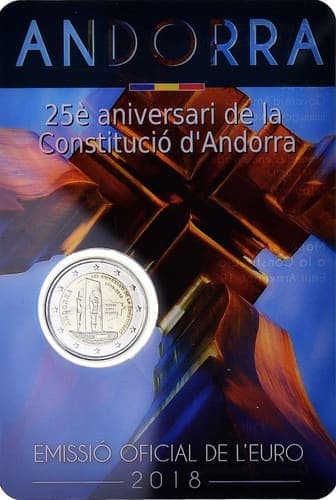 25th anniversary of the Andorran Constitution BU • Blister
