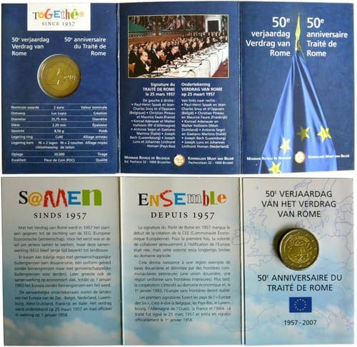 50th anniversary of the Treaty of Rome BU • Blister