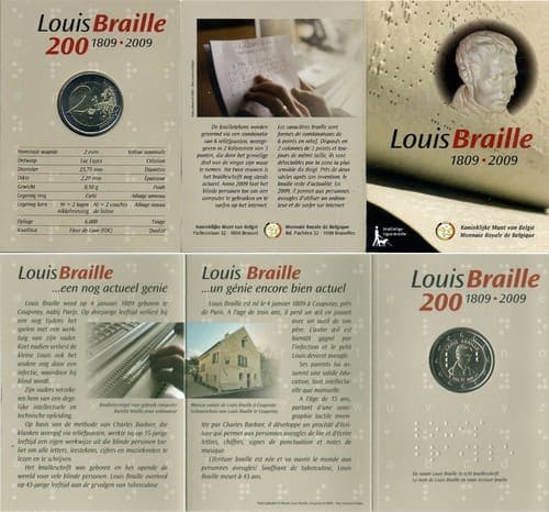 200th anniversary of Louis Braille’s birth BU • Blister