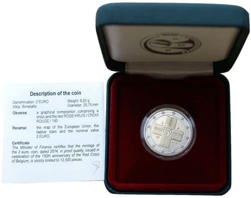 150 years of the Belgian Red Cross Proof • Box