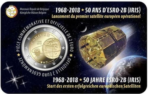 The 50th anniversary of the ESRO 2B satellite UNC • Card