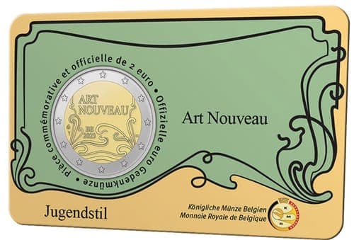 The ‘year of art nouveau’, which takes place during 2023 in Belgium UNC • Card