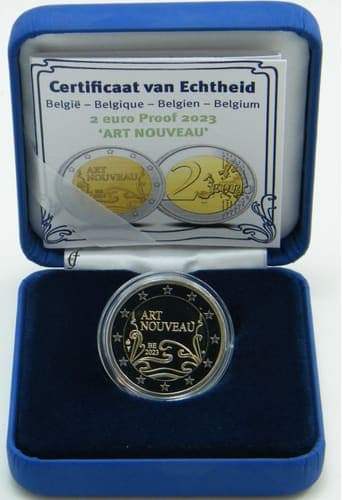 The ‘year of art nouveau’, which takes place during 2023 in Belgium Proof • Box