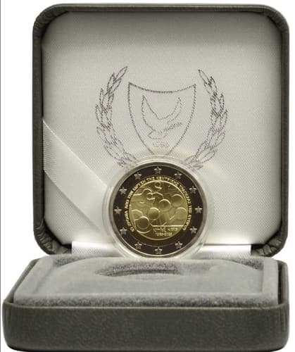 The 60th anniversary of the foundation of the Central Bank of Cyprus Proof • Box