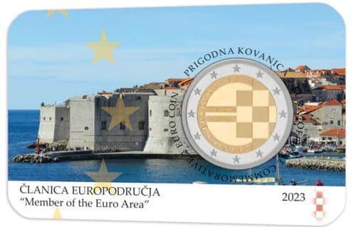 The introduction of the euro as the official currency of Croatia on 1 January 2023 BU • Card