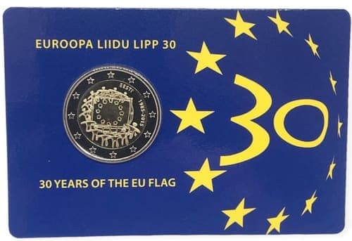 The 30th anniversary of the EU flag BU • Card