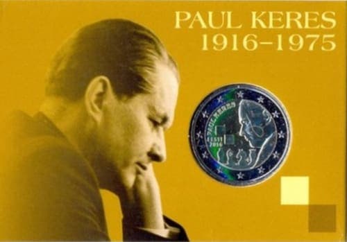 100th anniversary of the birth of the famous Estonian chess grandmaster Paul Keres BU • Card