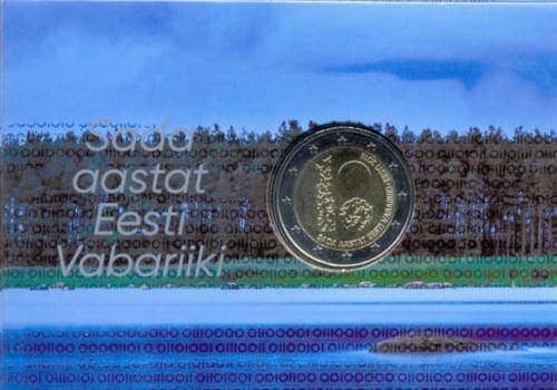 The centennial of the independence of Estonia BU • Card
