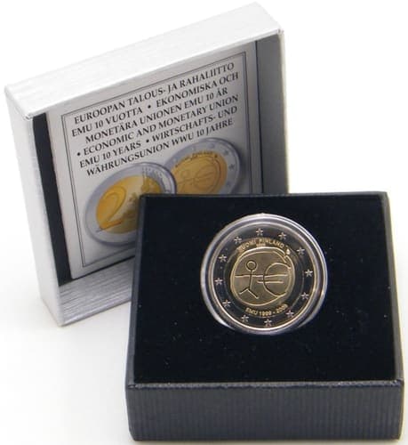 10th anniversary of Economic and Monetary Union Proof • Box