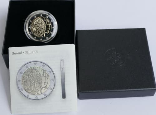 Currency Decree of 1860 granting Finland the right to issue banknotes and coins Proof • Box