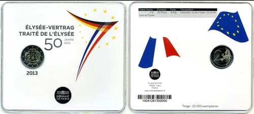 50th anniversary of the signing of the Élysée Treaty BU • Blister