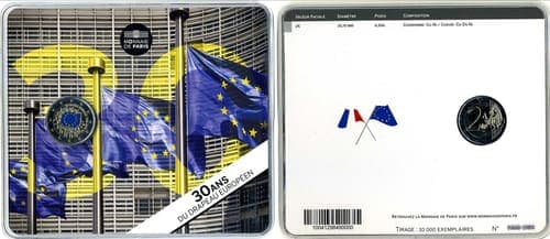 The 30th anniversary of the EU flag BU • Blister