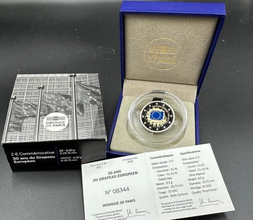 The 30th anniversary of the EU flag Proof • Box