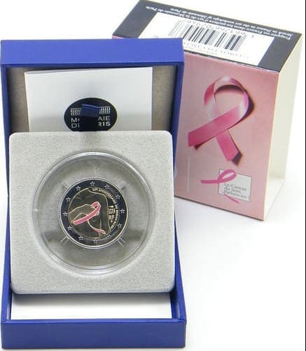25th anniversary of the pink ribbon, symbol of the fight against breast cancer Proof • Box