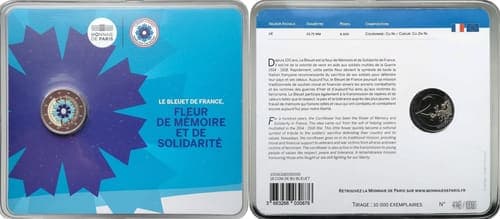 Remembrance cornflower (Bleuet de France) BU • Blister