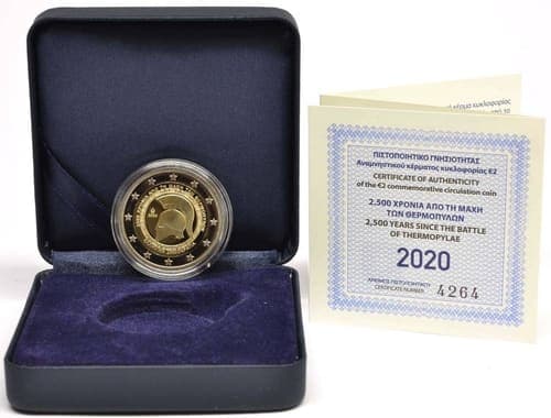 2 500 years since the Battle of Thermopylae Proof • Box