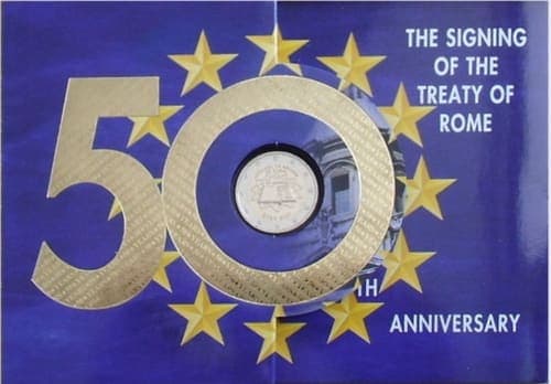 50th anniversary of the Treaty of Rome BU • Card