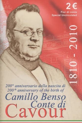 200th anniversary of the Count of Cavour’s birth BU • Blister