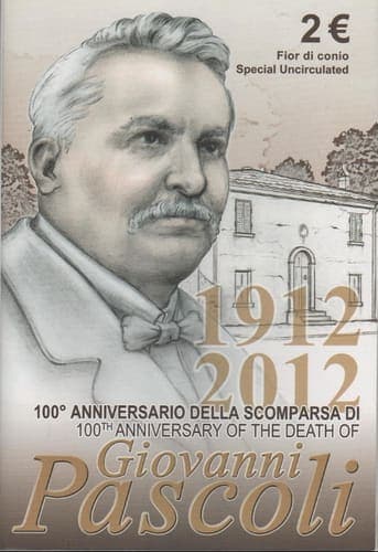 100th anniversary of the death of Giovanni Pascoli BU • Blister