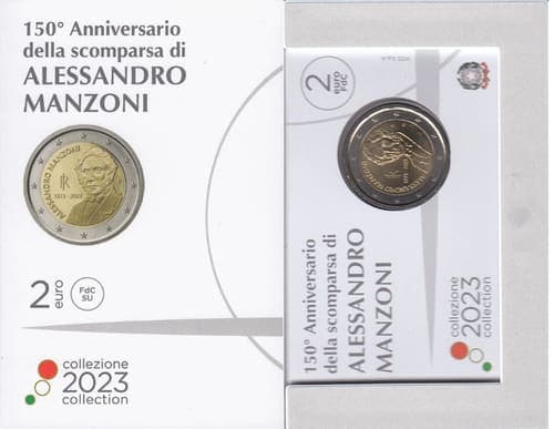 The 150th anniversary of the death of Alessandro Manzoni BU • Card