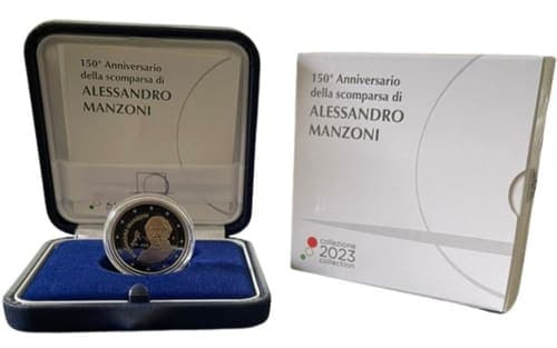 The 150th anniversary of the death of Alessandro Manzoni Proof • Box