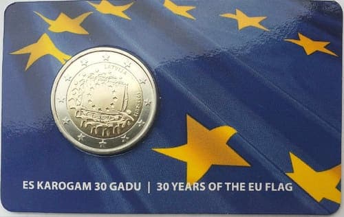 The 30th anniversary of the EU flag BU • Card