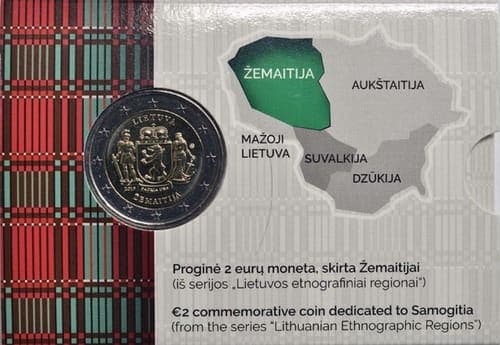 Samogitia (Lithuanian Ethnographic Regions) BU • Card
