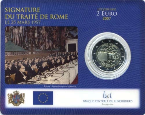 50th anniversary of the Treaty of Rome BU • Card