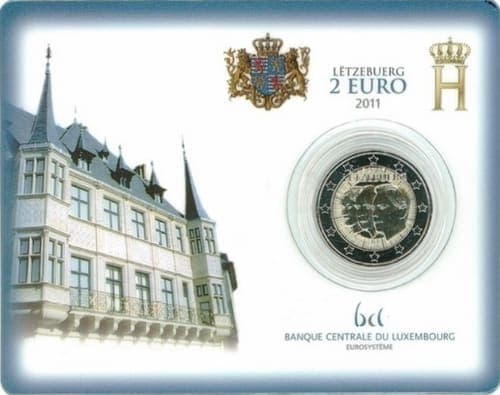 50th anniversary of the appointment by the Grand-Duchess Charlotte of her son Jean as "lieutenant-représentant" BU • Card