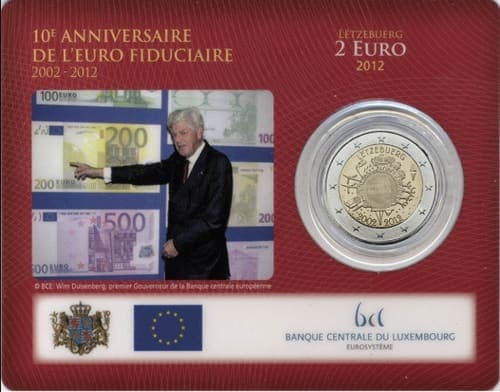 Ten years of the euro BU • Card