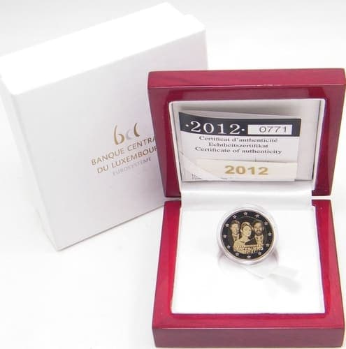 Wedding of Prince Guillaume, Hereditary Grand-Duke, with Countess Stéphanie de Lannoy Proof • Box