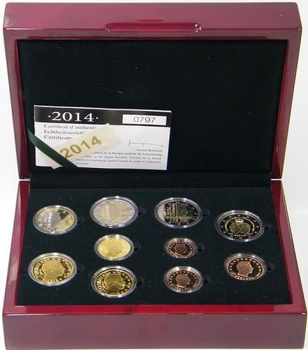 50th anniversary of the accession to the throne of the Grand-Duke Jean KMS • Proof • Folder