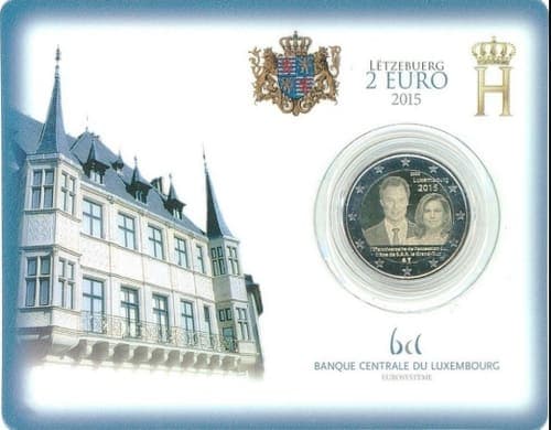 15th anniversary of the accession to the throne of H.R.H. the Grand Duke BU • Card