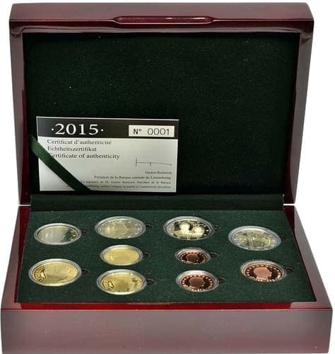 15th anniversary of the accession to the throne of H.R.H. the Grand Duke KMS • Proof • Folder