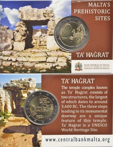 Unesco World Heritage Site – pre-historic temples of Ta’ Haġrat UNC • Card
