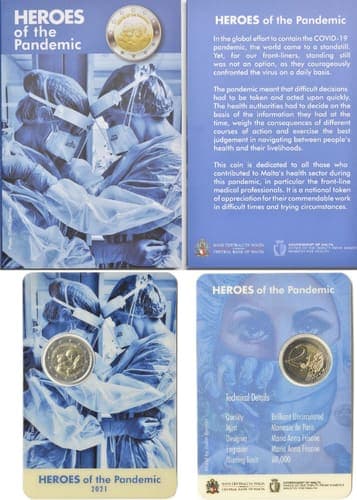 Heroes of the pandemic UNC • Blister