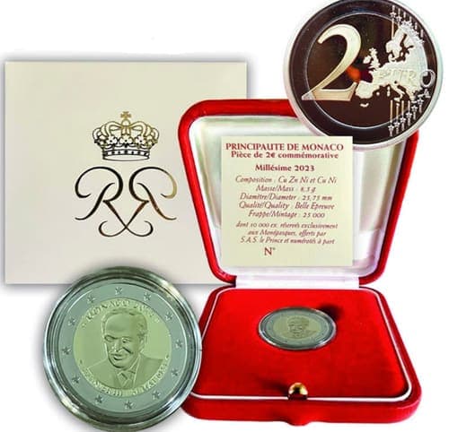100th anniversary of the birth of Prince Rainier III Proof • Box