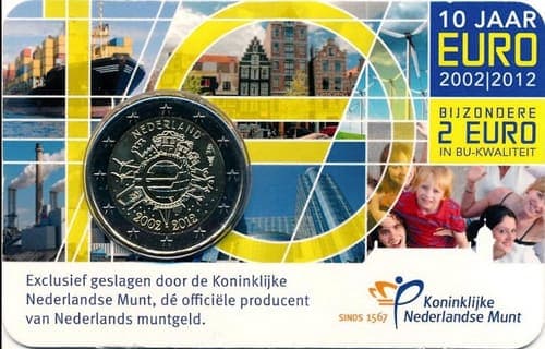 Ten years of the euro BU • Card