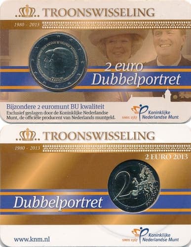 The announcement of the abdication of the throne by Her Majesty Queen Beatrix BU • Card