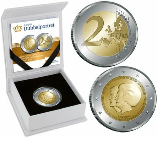 The announcement of the abdication of the throne by Her Majesty Queen Beatrix Proof • Box