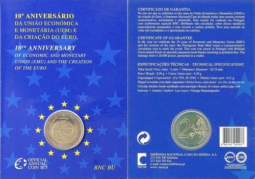 10th anniversary of Economic and Monetary Union BU • Card
