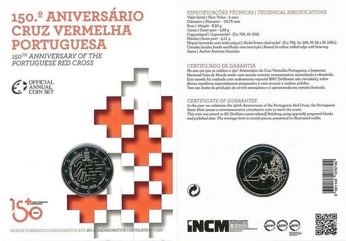 150th Anniversary of the Portuguese Red Cross BU • Card