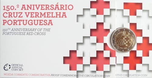 150th Anniversary of the Portuguese Red Cross Proof • Folder