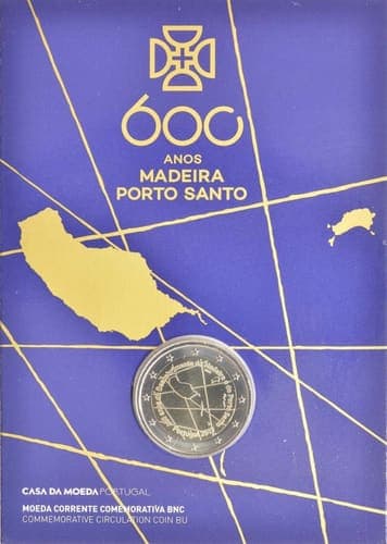 600 years of the discovery of the Madeira Archipelago, by the Portuguese navigators Bartolomeu Perestrelo and Tristão Vaz BU • Card