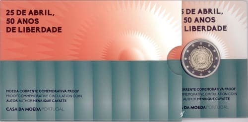 The 50th anniversary of the 25th of April
          1974 Proof • Folder