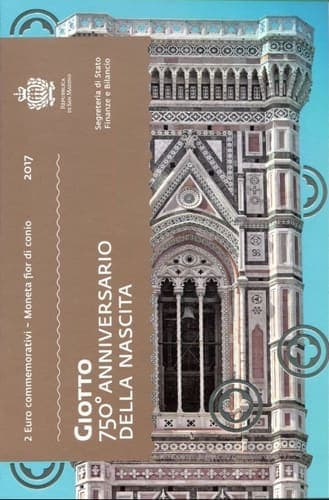750th anniversary of the birth of Giotto BU • Blister