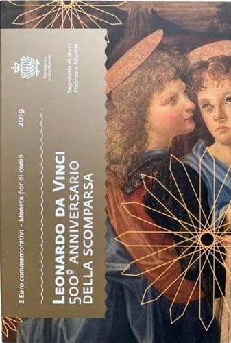 500th anniversary of the death of Leonardo da Vinci BU • Blister