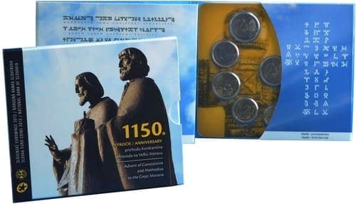 1150th anniversary of the advent of the mission of Constantine and Methodius to Great Moravia KMS • BU • Folder