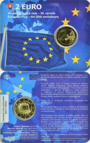 The 30th anniversary of the EU flag BU • Card